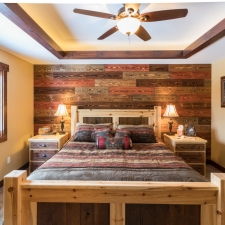 Barnwood Accent Wall - Canyon Ridge w/Chestnut 3211 Stain added