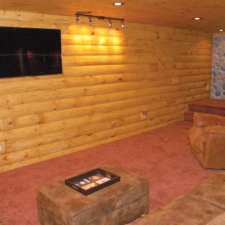 Man-Caves Log Siding