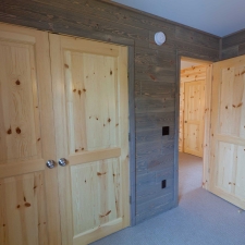 Barnwood Paneling Bedroom Closest Wall
