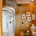 Bathroom Barnwood with Puritan Pine Stain
