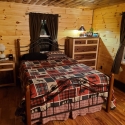 Knotty Pine Prefinished Paneling - Bedroom