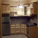 Knotty Pine Prefinished Paneling - Kitchen