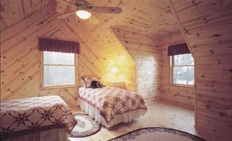 prefinished pine paneling
