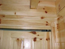 3" Knotty Pine Crown Molding