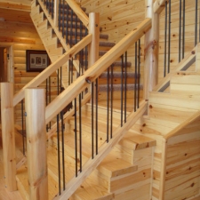 Knotty Pine Stair Treads