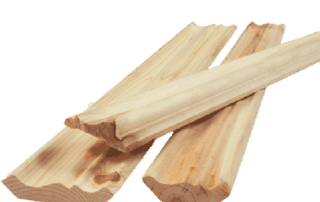 knotty pine trim