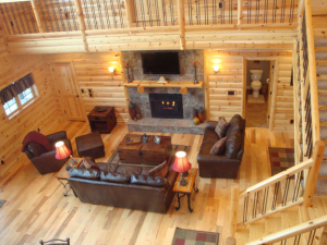 Applications of Knotty Pine in Log Cabins and Log Homes