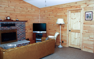 Weathered Knotty Pine Paneling
