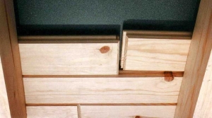 inspect your order of Knotty Pine paneling