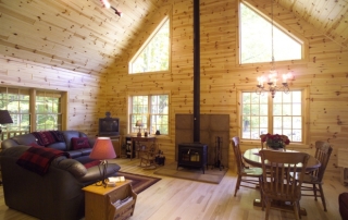 knotty pine paneling