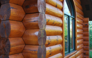 Saddle Notch Log Corners