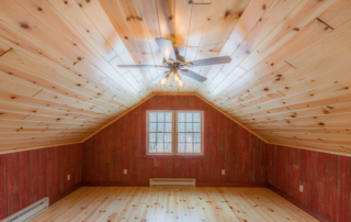 Barn Wood Paneling Red