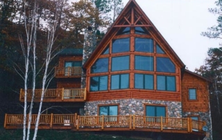 Log Siding Cottage on the Lake