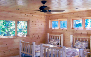 Knotty Pine Paneling Can’t Be Beat for a Log Home Interior