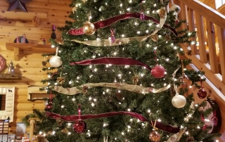 Make the Holidays Bright with Knotty Pine Paneling