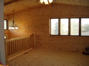 Knotty Pine paneling
