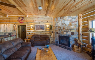 Turn Your Den Into a Rustic Log Cabin Atmosphere