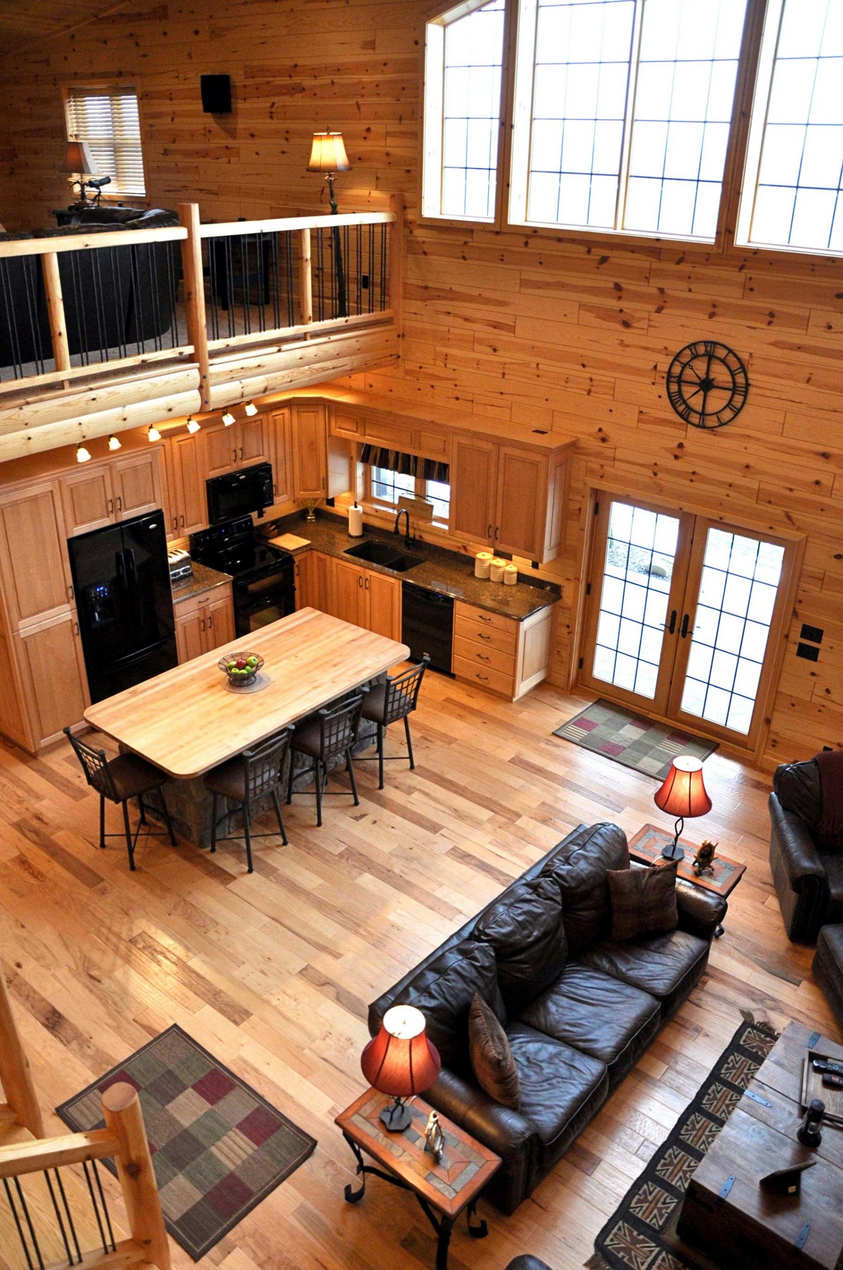 Herringbone style Wood Paneling