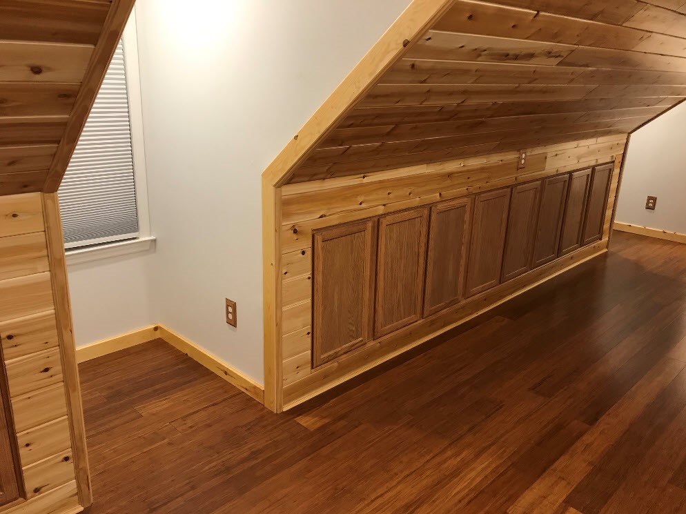 Horizontal Wood Paneling