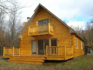 Cedar Log Siding