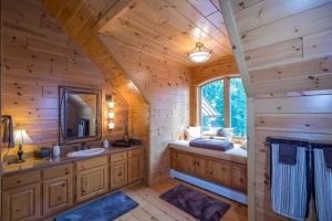 Prefinished pine and cedar paneling