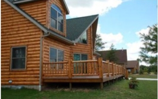 Cedar Log Siding Protection