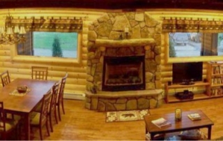 Log cabin paneling