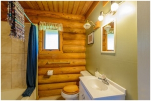 Three-fourths Bathrooms for Log Cabins