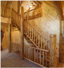Log Stairway