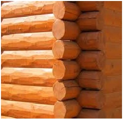 Natural log siding