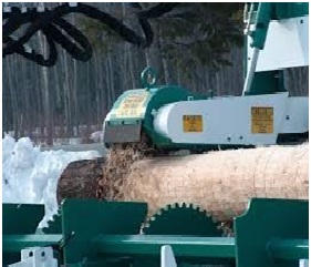 Prefinished log siding