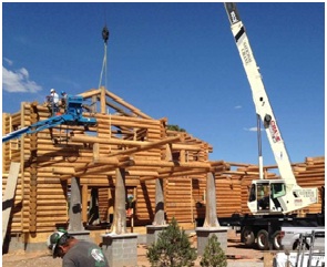 Log Siding Home