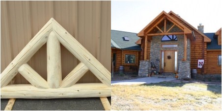 Log Cabin Ceiling Beams