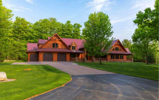 log cabin siding design