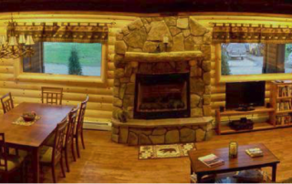 double wide mobile homes that look like log cabins
