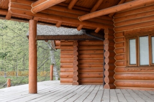 Staining and Sealing Log Siding