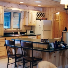 Log Home Kitchen Cabinetry