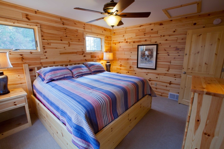 Knotty Pine Paneling Creates Beautiful Walls.